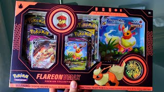 IS IT WORTH IT? Flareon VMAX PREMIUM Collection Box Opening!