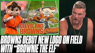 Cleveland Browns Debut New Logo Brownie The Elf | Pat McAfee Reacts