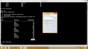 10. How to calculate subtotals and grandtotal in Oracle