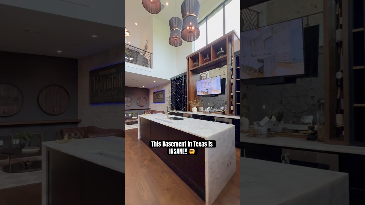 THE MOST INSANE MODERN LUXURY BASEMENT IN TEXAS!🤯