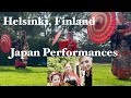Helsinki Japan performances &amp; BON dance festival/龍鳳凰ライブペインテイング&amp;舞パフォーマンス&amp;盆踊り祭り、ヘルシンキフィンランド