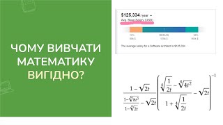 Чому я раджу вивчати математику?