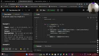 Leetcode 88. Merge Sorted Array