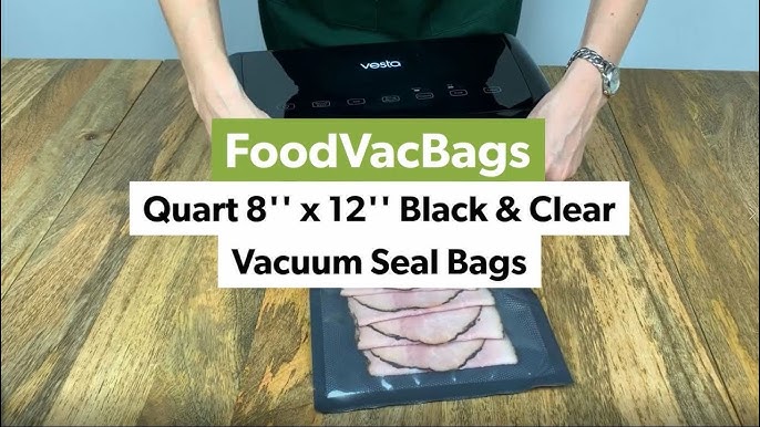 Black Backed Pint 6 x 10 Vacuum Seal Bags 