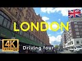 London driving tour 4k, Park lane ,Knightsbridge, Hammersmith, Holland park .And more .جولة في لندن