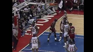 Michael Jordan dunks on John Salley