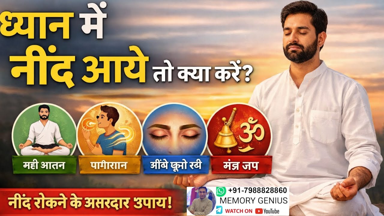 Solution of Sleep Problem during Meditation 