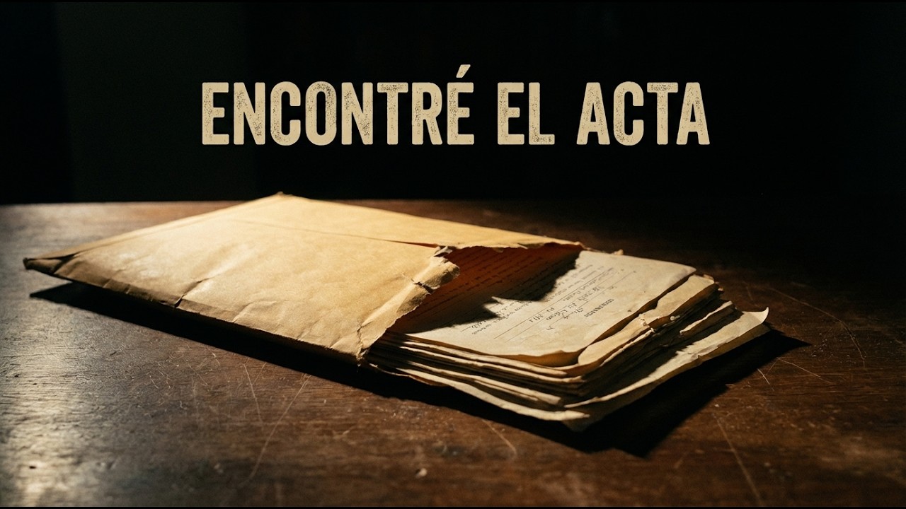 Encontré el acta y entendí por qué nunca fui su hijo