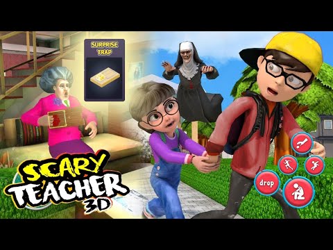 SCARY TEACHER 3D | SURPRISE TRAP | FULL VIDEO | GAMING NIGHTZ - YouTube