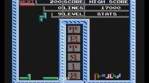 Tetris Intro Nintendo NES Pal Version