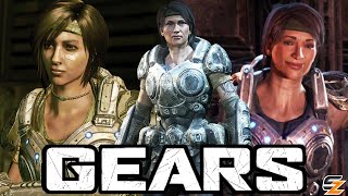 Gears of War Story Lore - All SAM BYRNE Cutscenes So Far! (Gears Cutscenes Movie)
