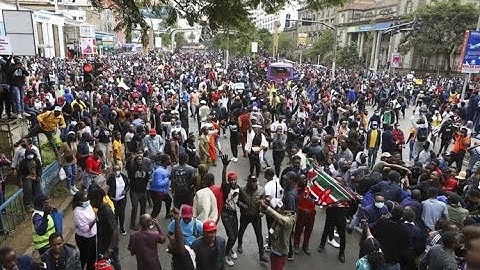 LIVE: GEN Zs NOW OCCUPYING JKIA #SemaNaRonny
