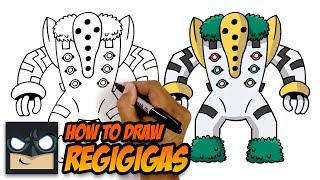 how to draw pokemon regigigas