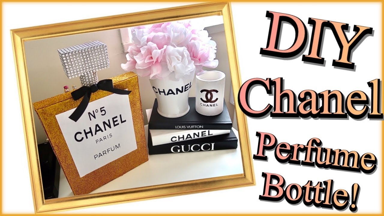 HOW TO: DIY CHANEL PERFUME BOTTLE DECOR! | 