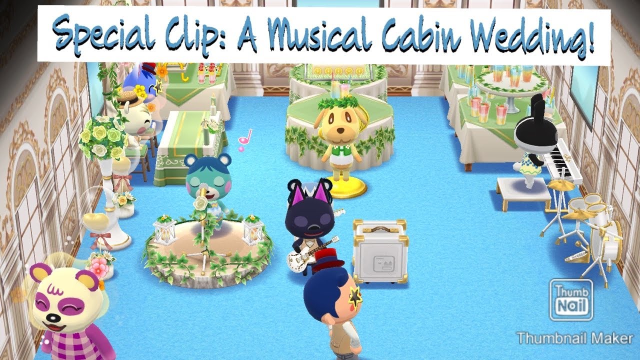 Animal Crossing Pocket Camp Special Clip A Musical Cabin Wedding