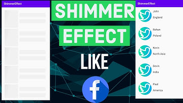 Shimmer effect placeholder in android||Shimmer effect like facebook ||New way of progress bar-#20