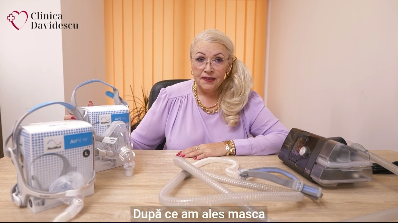 Terapia CPAP pentru tratamentul apneei în somn. Explicație detaliată de Dr. Lavinia Davidescu