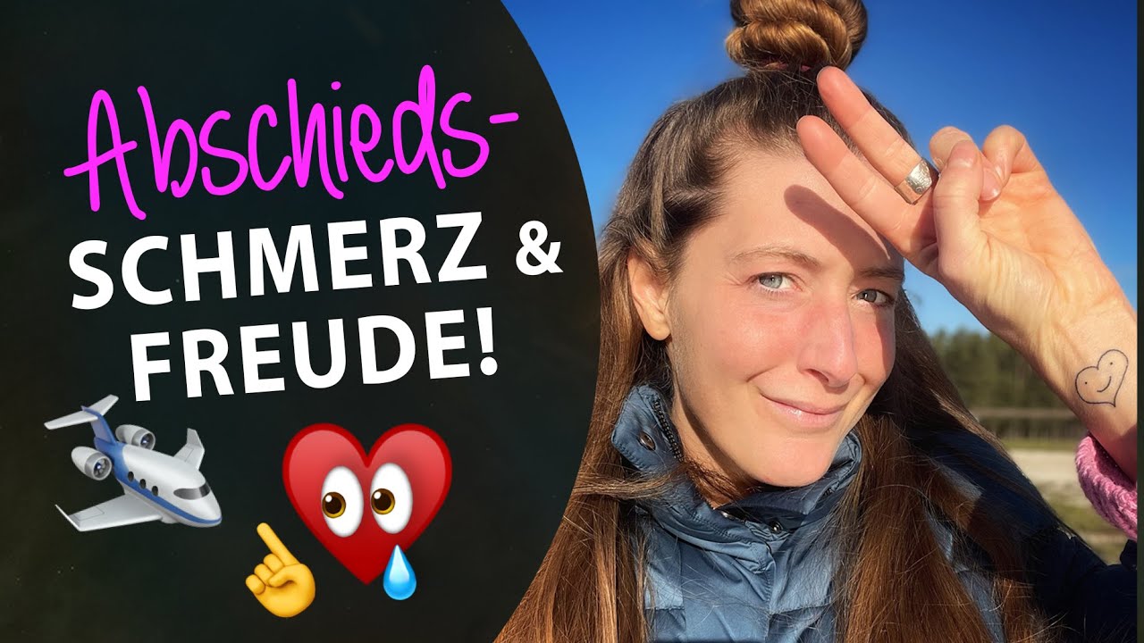 ANSPANNUNG KURZ VORM ABFLUG ️💖 Ein LACHENDES & ein WEINENDES HERZ