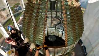 Pigeon Point Lighthouse Fresnel Lens Assembly Timelapse movie!