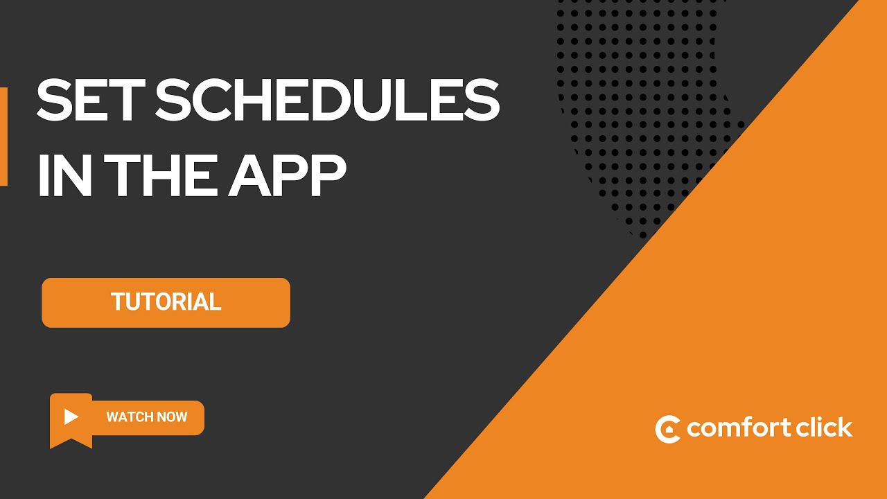 How to Set Schedules