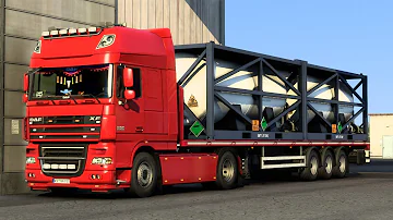 DAF XF 105 | 1.41 Euro Truck Simulator 2 Gameplay