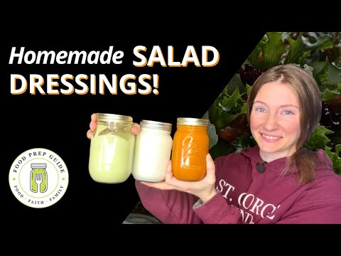 5 Homemade Salad Dressing Using Everyday Ingredients