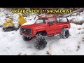 TRX4 Blazer 1st Snow Trail Drive