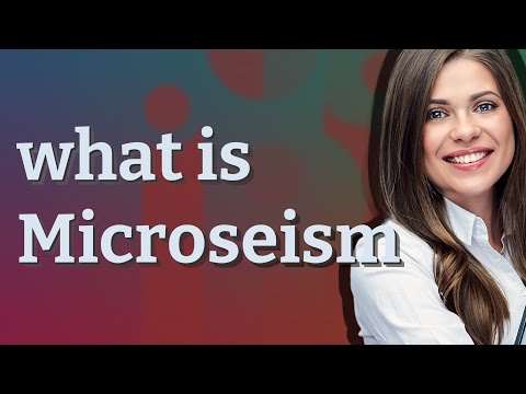 Microseism | meaning