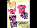 Children's Short Sleeve Tee and Floral Shorts Set