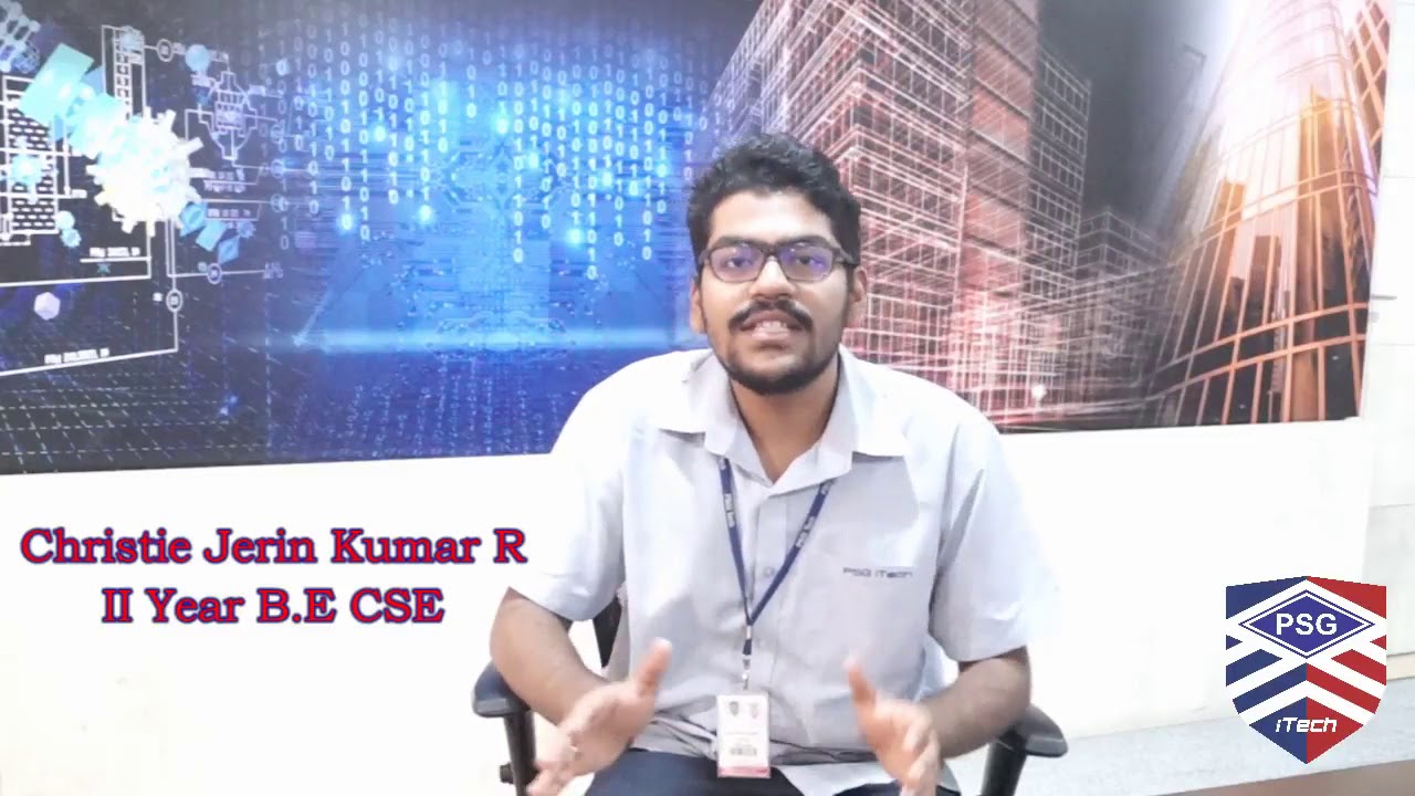 MHRD PSG iTech Students' Feedback  YouTube