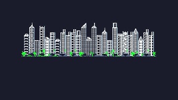 TIC-80: Procedural City 2D (80