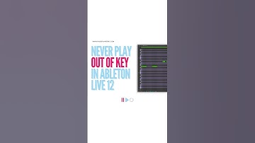 Never Play Out of Key in Ableton Live 12 #ableton #abletontips #abletonlive