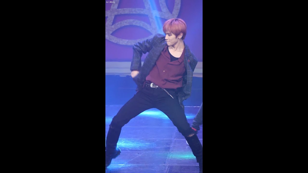 180225 NCT 127 - 빠른버전 Cherry Bomb (체리 밤)1.5배속 Ver.  [태용] TAEYONG 직캠 Fancam (대한민국 연예예술상) by Mera