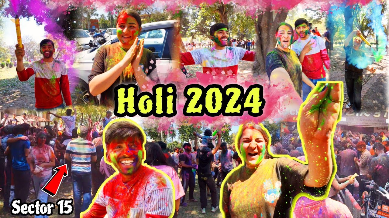 Holi In Chandigarh😍❤️