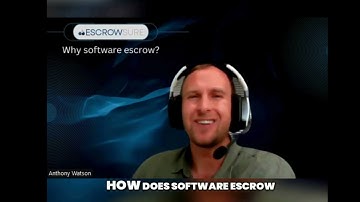 Why software Escrow Vid 2 Youtube