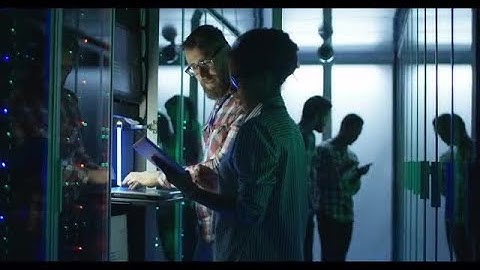 IT Colleagues Setting Server Hardware Stock Video