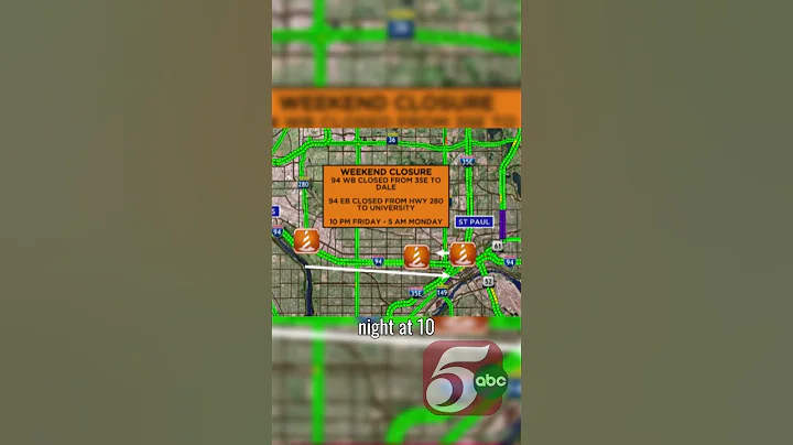 Cone Zone: Road closures to be aware of this weekend