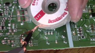 Easy ways how to solder unsolder / desolder parts and wires with flux
