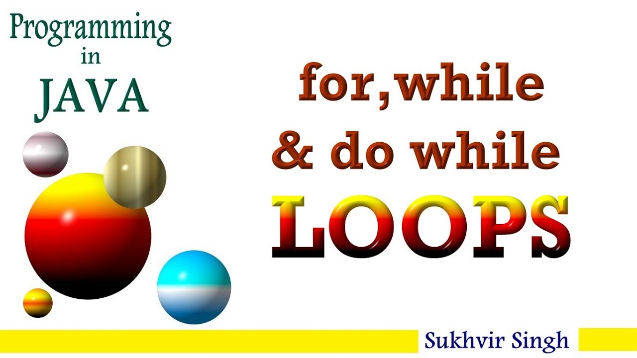 for while and do while loop in JAVA - YouTube