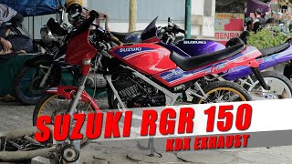 RGR 150 TES SUARA KNALPOT RACING DARI KDX EXHAUST