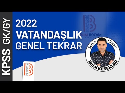 2) KPSS Vatandaşlık Genel Tekrar 2 - 2022 - Erdal KESEKLER