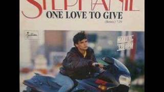 STEPHANIE - ONE LOVE TO GIVE (REMIX) Resimi