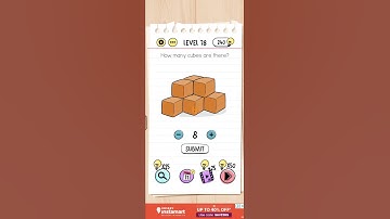 How many cubes are there? brain test #game #gamelevel78