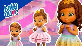 Baby Alive Official  GROWING UP ⬆ Princess Ellie Growing Up Doll!  Kids Videos