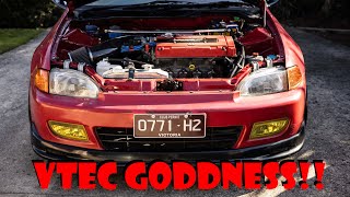 My Built B16 EG Civic Hatch | Walkaround & Full Tour Overview by Jarrod Willemse 1,344 views 1 year ago 5 minutes, 57 seconds