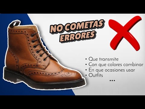 BOTAS BROGUE ▷ Como combinar y usar (+ OUTFITS para hombre)