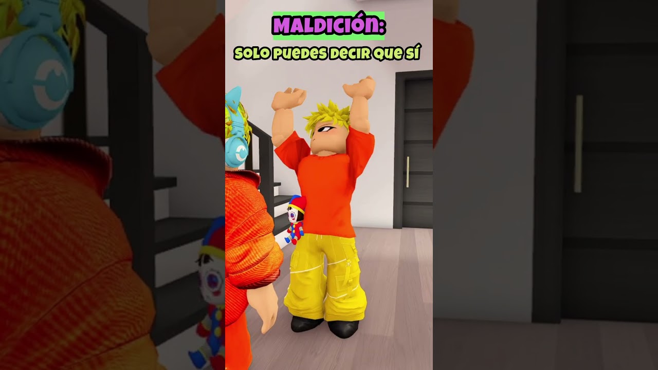 ¡él SUFRIÓ UNA MALDICIÓN y tuvo QUE DECIR QUE SÍ A TODO #roblox #berry