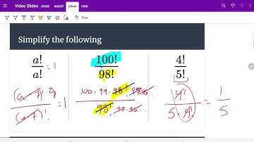 Simplifying Factorial Expressions (and solving equations!)