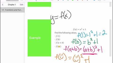 1.1:  Functions and Function Notation