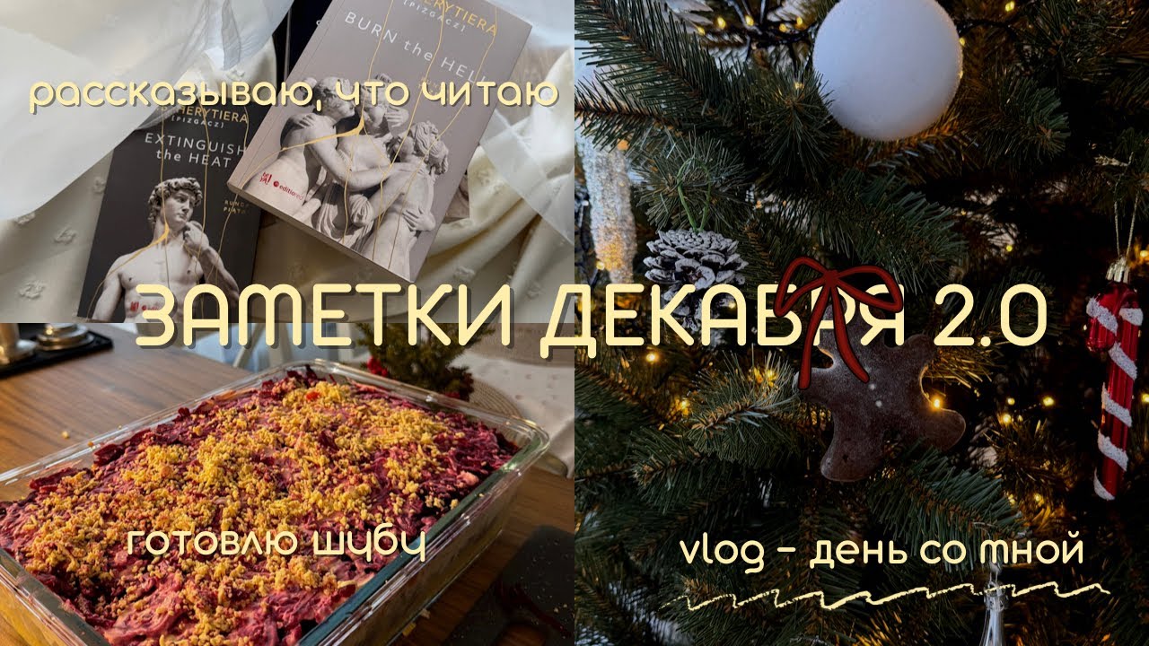 VLOG. Сняла свой день, какие книги читаю, готовлю селедку под шубой